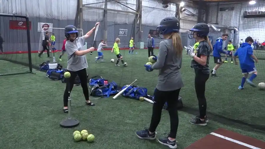 Professional coaching for youth softball