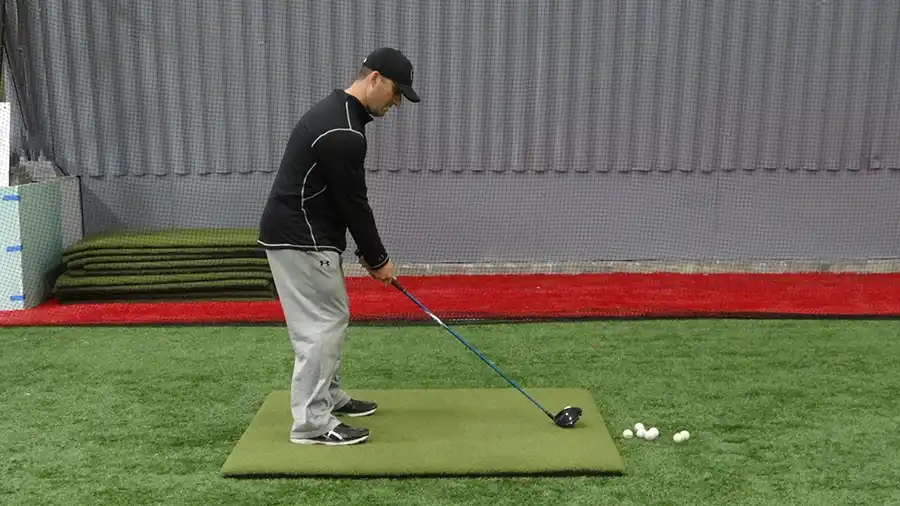 Golf training area